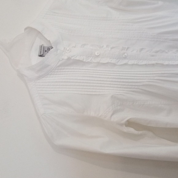 Nevada Girls White Cotton Blouse - Picture 3 of 9